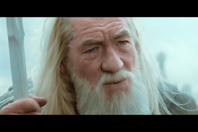II – Vous n’allez pas priver un vieillard de son bâton ? – Gandalf à l’entrée du Château d’or