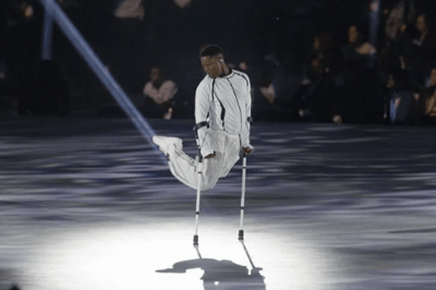 South African artist Musa Motha's performance