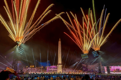 The fireworks