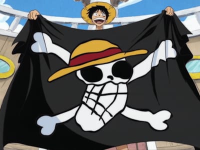Crew's pirate flag