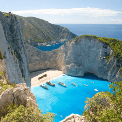 Navagio Beach in Greece