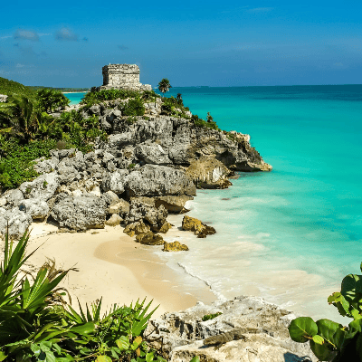 Tulum Beach in Mexico