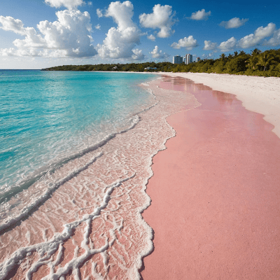 Pink Sands in the Bahamas