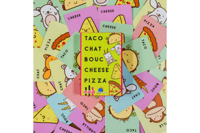 Taco Gato Cabra Queso Pizza