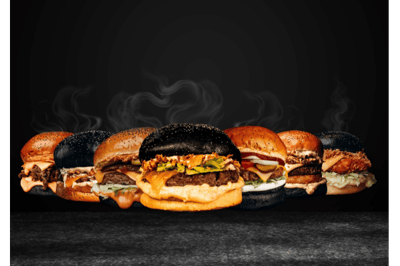 Black and White Burger