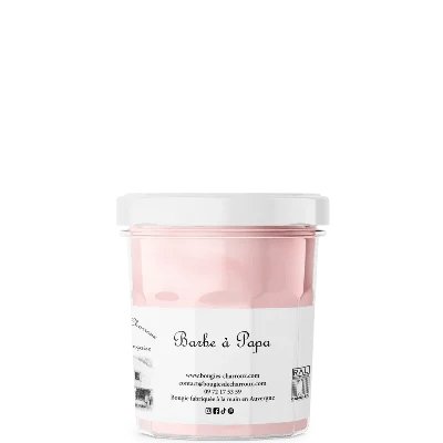 Bougie parfumée barbe à papa
