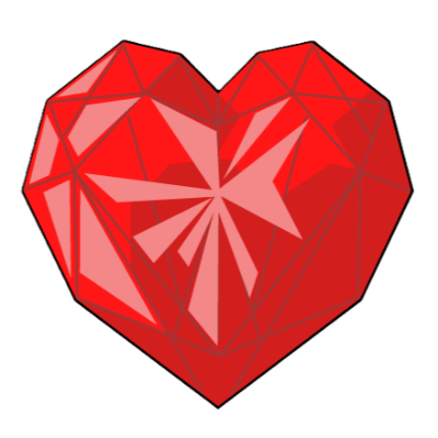 Coração Vermelho: Amor apaixonado