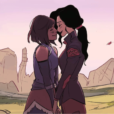 Korra e Asami (Avatar: The Legend of Korra)