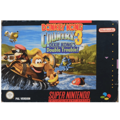 DONKEY KONG COUNTRY 3 – DIXIE KONG’S DOUBLE TROUBLE (1996) – SNES