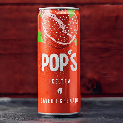 Pop's Ice Tea Pomegranate