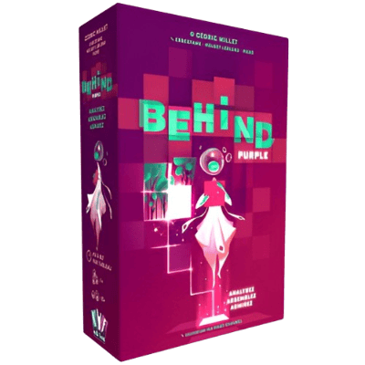 Behind purple