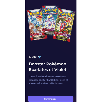 Booster Pokémon Escarlate e Violeta