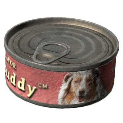 Comida para perro en lata