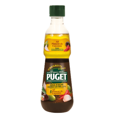 Vinaigrette ail et piment de cayenne