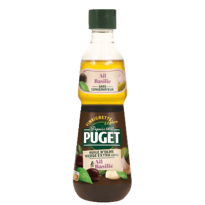 Vinaigrette ail et basilic