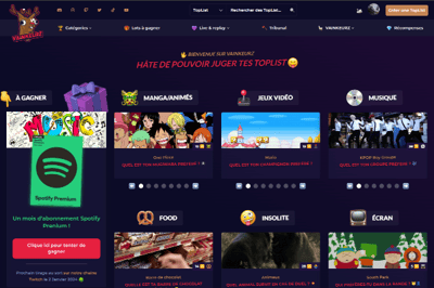 La homepage