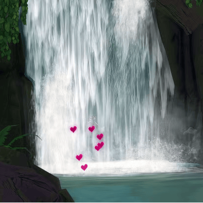 Crac-Crac dans une Cascade D’eau