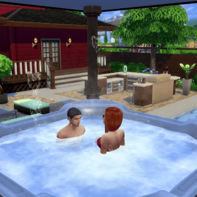 Crac-Crac dans un Jacuzzi