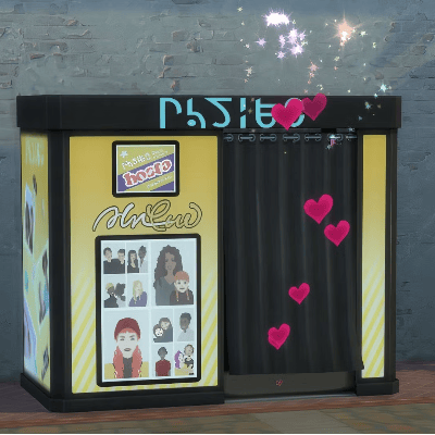 Crac-Crac dans un Photomaton
