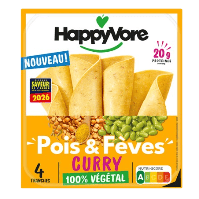 Piselli e fave al Curry