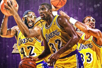 Magic Johnson – Kareem Abdul – Jabbar James Worthy