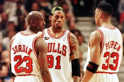Michael Jordan – Scottie Pippen – Dennis Rodman