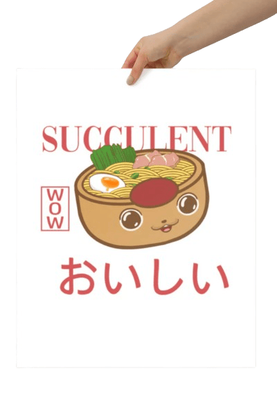Poster Ramen Succulent