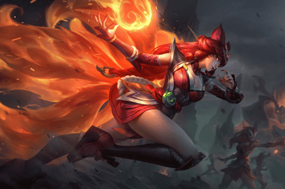Ahri Zorro de Fuego
