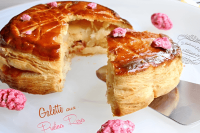 Galette con pralina rosa