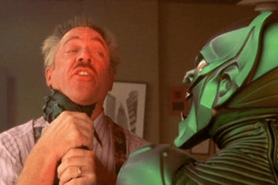 Le Bouffon vert attaque le Daily Bugle (Spider-Man)