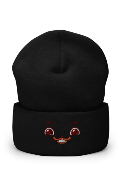 Berretto sorriso succulento nero
