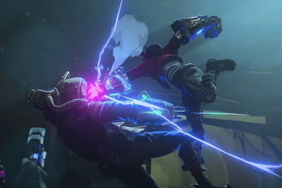 La pelea de Vi y Jayce contra los chemtanks