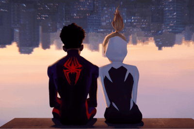 Miles et Gwen discute (Accross the Spider-Verse)