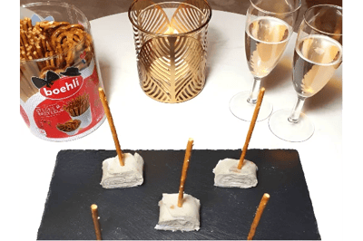 Ham & Cheese Wrap Stick Pops