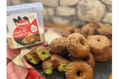 Zucchini & Fourme de Montbrison AOP Donuts