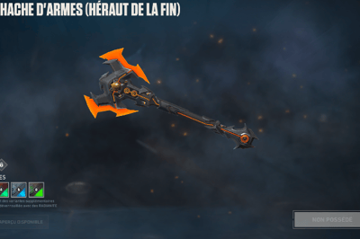 haches d’armes héraut de la fin