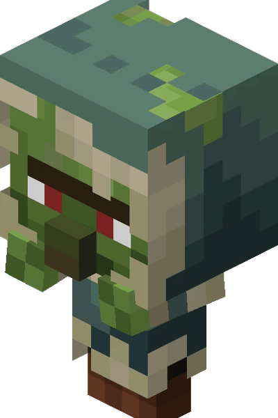 Baby zombie villager della neve