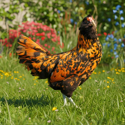 Golden Laced Dutch Bantam