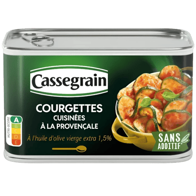 Zucchine cucinate alla provenzale con olio extravergine d'oliva 1,5%
