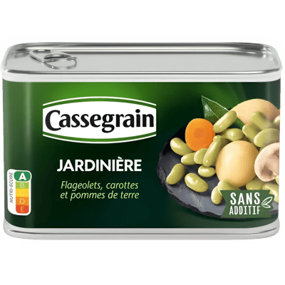 Giardiniera di fagioli bianchi, carote e patate