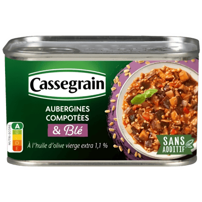 Melanzane in composta e grano
