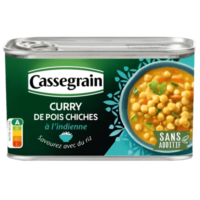 Curry di ceci all'indiana