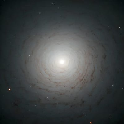 El centro de la galaxia NGC 524