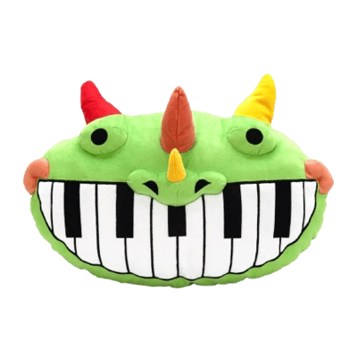 Interactive Pianosaurus Coussin