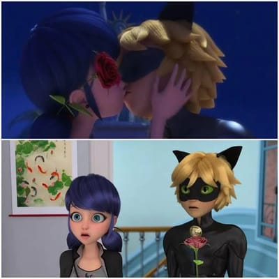 Marinette and Cat Noir