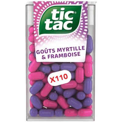 Myrtille et framboise