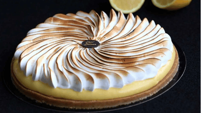 Tarta de limón merengada