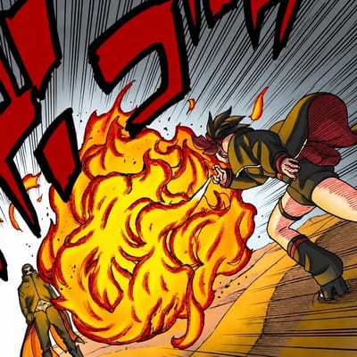 Katon: Boule de Feu Suprême - Sarada