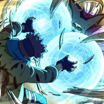 Ōdama Rasengan (Orbe Tourbillonnant Géant) - Konohamaru