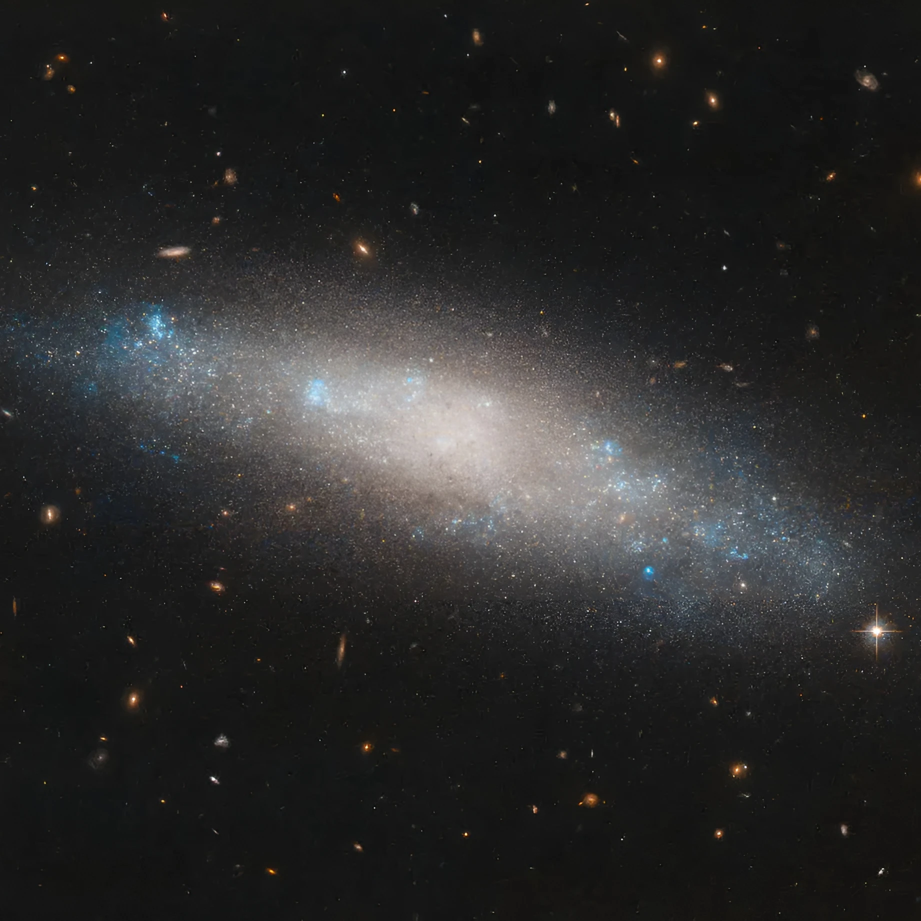 Une Galaxie spirale nommée Ngc 4455